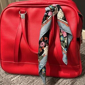 🍒✈️Vintage American Tourister "Tiara" Cherry Red Carry on Bag